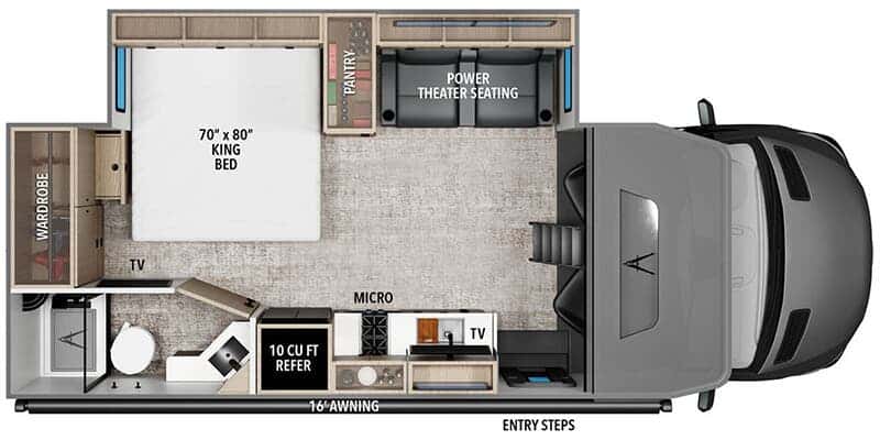 Grand Design Lineage 25FW floor plan